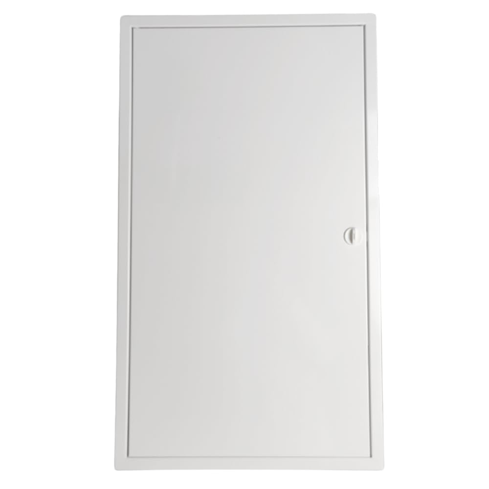 Doktorvolt Scatola di Distribuzione a Parete, Alloggiamento in Metallo, 72 Moduli, 4 File Con Porta, Bianco, IP30, IK07, per Installazione in Casa
