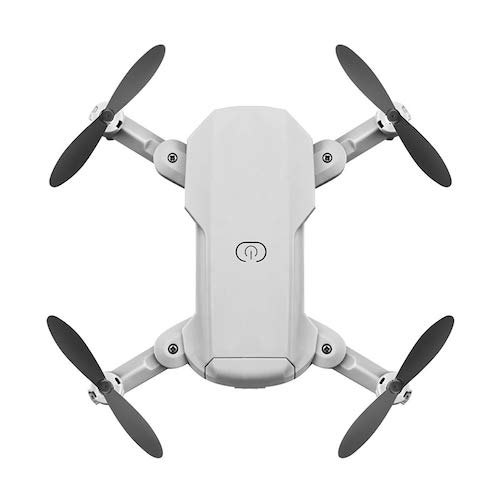 HaiMa Lsrc-Min Mini Wifi Fpv Con 0.3Mp / 5.0 / 4Kmp Hd Cámara Altitude Hold Modo Plegable Rc Drone Quadcopter Rtf - Gris 4K Con Bolsa