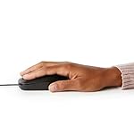 Amazon Basics 3-Button USB Wired Mouse with Scrolling and Tracking - Standard, Black - Image 3