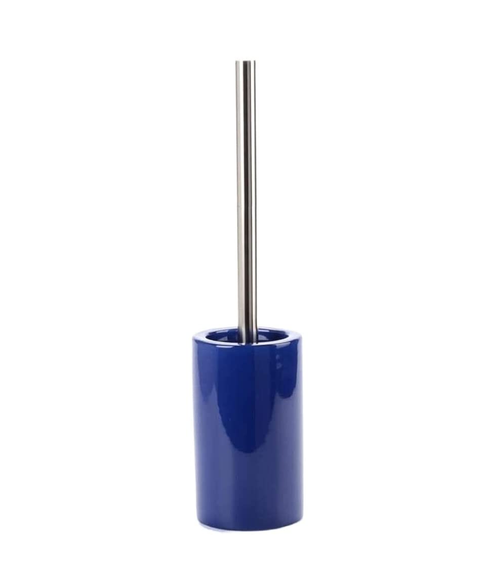Do Muszli Klozetowej Zestaw Szczotek Do Toalet Podstawa Ceramiczna Długa Rączka Szczotka WC I Uchwyt Czyszczenia Łazienki Zestaw łAzienkowy(Blue)