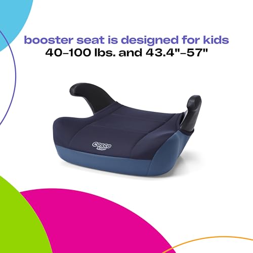 Image of Cosco Kids 2 Pack Topside Booster Car Seat, Black Gem