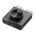 Mini Bluetooth Amplifier for Speakers, Stereo (50WX2)/Mono (100W)/Dual Mode (100WX2) Audio Amp, AUX and Bluetooth Inputs up to 20m, Bass Amplifiers for Passive Loudspeakers/Bass Shakers