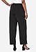 Roaman's Women's Plus Size Ultrasmooth Fabric Wide-Leg Pant - 2X, Black