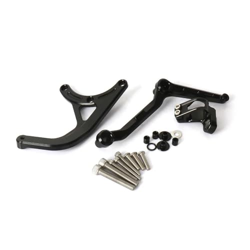 Lenkung Stabilisieren Motorrad-Lenkungsdämpfer-Stabilisatorhalterung Für Ducati Multistrada V4 S Pikes Peak RS 2021–2024 CNC-Aluminium-Montagehalterung Motorrad Dämpfer Halterung(Satz 2)