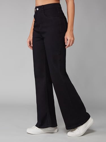 Image of Dolce Crudo Women's High Waist Straight Fit Jeans