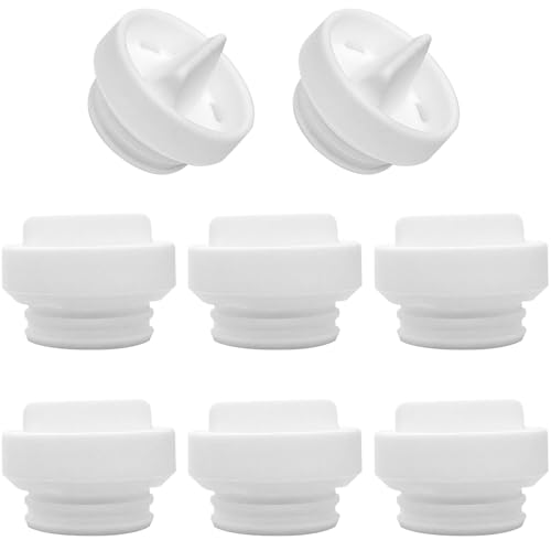 Image of Replacement 8 Duckbill Valves/Duck Bill Valve Compatible with Elvie Stride Wearable Breast Pump, Accessories Made by Durceler, Not Original Elvie Stride Pump Parts, Total 8PCS