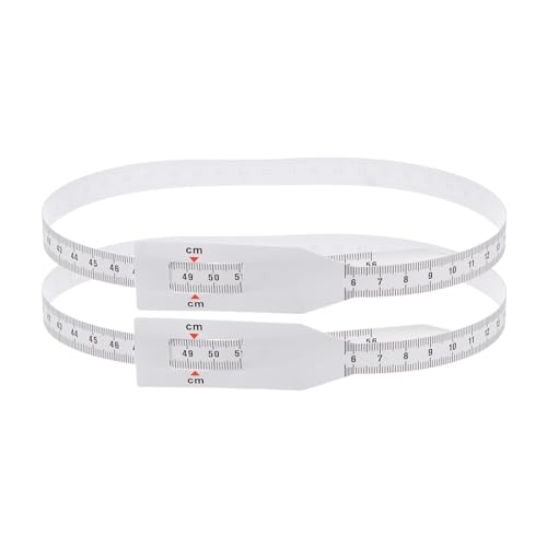 HARFINGTON 2Pcs Head Circumference Tape 56cm Plastic Measuring Rule Measure