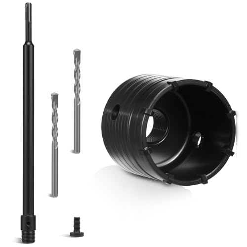 �R���N���[�g�z�[���\�[�L�b�g 2-1/2�C���`(65mm)�A�ǃz�[���J�b�^�[�h�����r�b�g�Z�b�g�A350mm SDS�v���X�V�����N�R�l�N�e�B���O���b�h�A110mm�Z���^�[�|�W�V���j���O�h�����r�b�g�A�V���_�[�u���b�N�A�����K�AAdobe�E�H�[���p