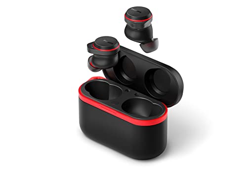 Image of Philips GO A7507 Wireless Sports Headphones with Noise Canceling Pro (ANC), Bluetooth Multipoint and Bone Conduction Microphones for Crystal-Clear Calls, Black