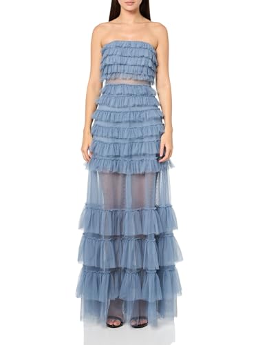 Image of Speechless Women's Sleeveless Maxi Ruffled Party Dress