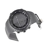 XUXHOU Orologio elettronico multifunzionale di Digital con l'operazione semplice di sport, materia plastica, Nero