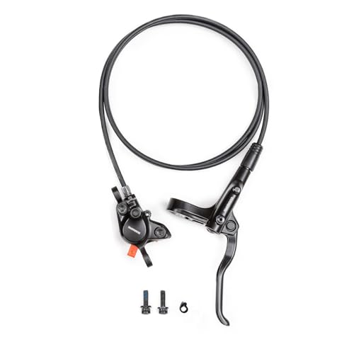 Cyclon MT200 MTB Hydraulic Brakes Set Left Front 800mm Right Rear 1550mm Aluminum Alloy Hydraulic Bike Brakes Dual Disc Piston Fit 160mm/180mm Rotors Bike Hydraulic Brakes
