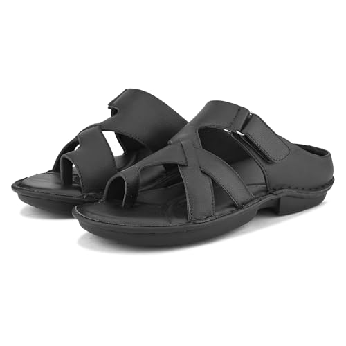 Image of Centrino Sandal for Men | Grip Insole for Stability | slippers for /sliders for men | mens sandals casual | sandals /slides for men |Modern Look with Straps | Comfortable Footwear (9264)