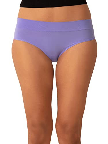 Image of Nykd (NYP342) Nylon Stretchable Hipster Panty Underwear for Women | Ultra-Soft Fabric with Mid Waist Full Coverage & Smooth Elastic Waistband | Gentle on Skin with No Marks