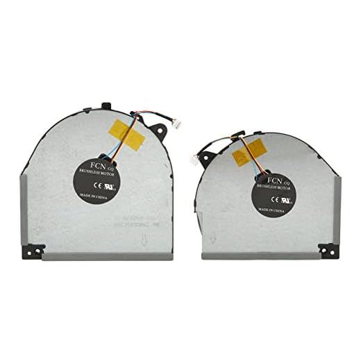 Ventilador de refrigeração de CPU GPU para Legion, ventilador de CPU GPU de 4 pinos, refrigerador de CPU GPU para Legion Y7000 Y530 Y530 15ich Y530 15ich 1060, conexão fácil e leve (ventilador CPU e GPU)