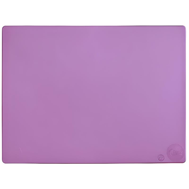 OCS Parts Pro Chef Series 18" x 12" Purple Cutting Board | Polyethylene Cutting Boards | Color Coded Dishwasher Safe Food Prep Board for Home and Commercial Kitchens