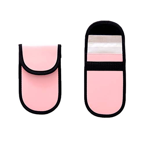 UKCOCO Saco da Chave Do Carro Pu Couro Bloqueio de Sinal Rfid Bolsa da Chave Do Carro Chave Anti-Rou