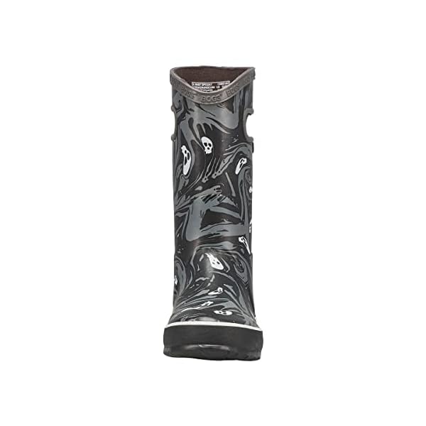 BOGS Boy's Rainboot Spooky Waterproof Rain Boot Grey/Multi 2 Medium US - Image 3
