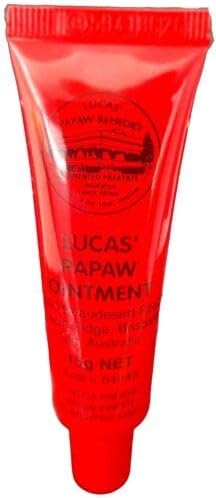 Lucas Papaw Ointment 15G (With Lip Applicator) | Best Paw Paw Cream for Chapped Lips, Minor Burns, Sunburn, Cuts, Insect Bites and Diaper Rash