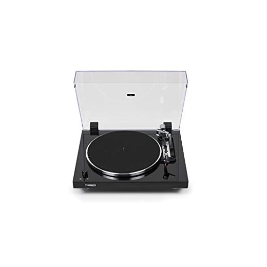 Thorens TD 103 A svart, svart högglans