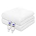 Bwarm Premium Multi-Zone Electric Heated Mattress Pad Queen Size, 60