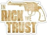 in Rick We Trust Walking Dead Vinyl Sticker,Cars Trucks Vans Walls Laptop