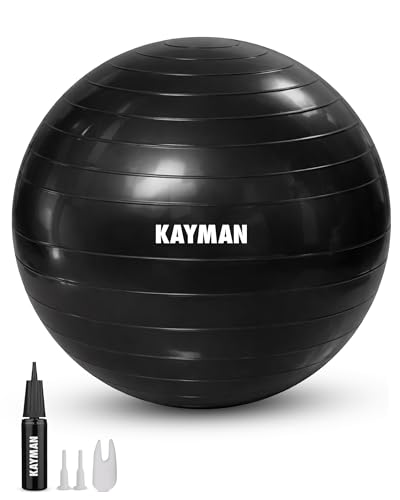 Ballon de fitness anti-éclatement de haute densité à texture premium