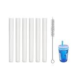 Replacement Straws Compatible with Zak Designs Kelso 15 oz Water Bottle, BPA-Free and Durable (Pack of 6)