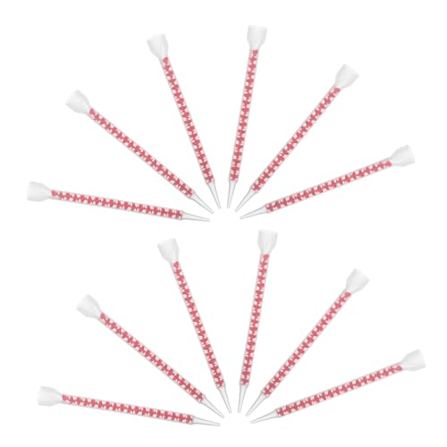 12 pcs aplicador mezclador estático para sellador plástico miniatura 1