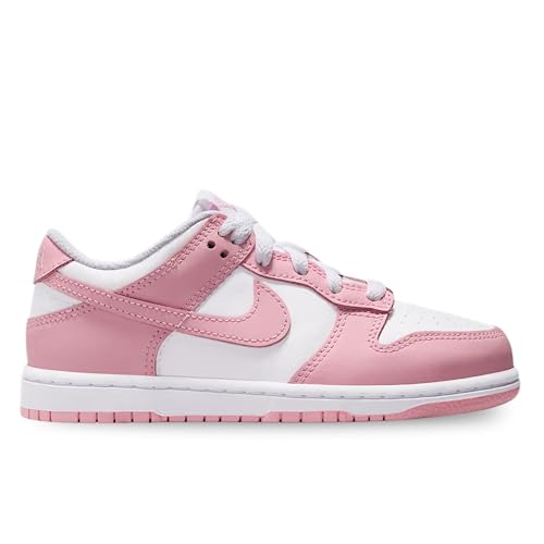 toddler nike dunk low (white/pink)2