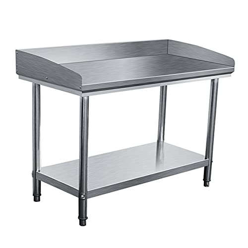 WYJJ Küchen-Catering-Tisch, handelsübliche Edelstahl-Tische, Küchenvorbereitungs-Werkbank in Lebensmittelqualität mit…