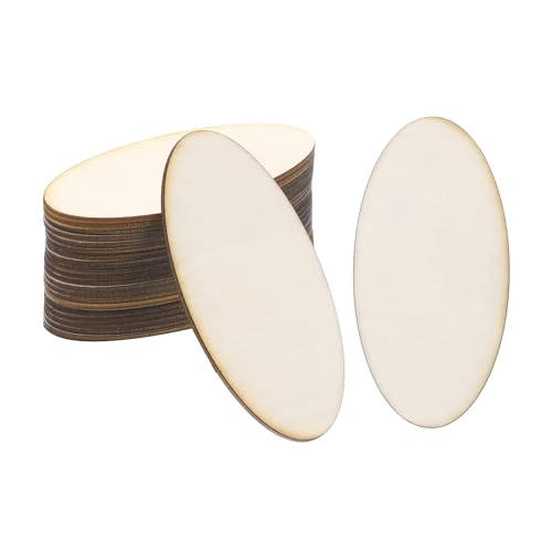 Colore: Colore del Legno; Materiale: Legno; Dimensioni: 80 x 40 x 1.7mm / 3.1 x 1.6 x 0.07 pollici (L*W*T); Lista di Confezionamento: 20 x Ritagli di Legno per Artigianato