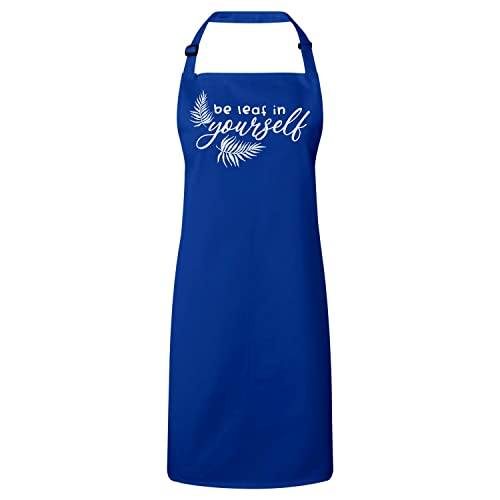 Tablier cuisine bleu be leaf plantes pot jardinage tablier coton