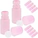 minkissy 10pcs Reusable Roller Perfume Bottles Essential Oil Containers Travel Bottles for Perfume Lotion Toner Elegant Design for Home Beauty Use