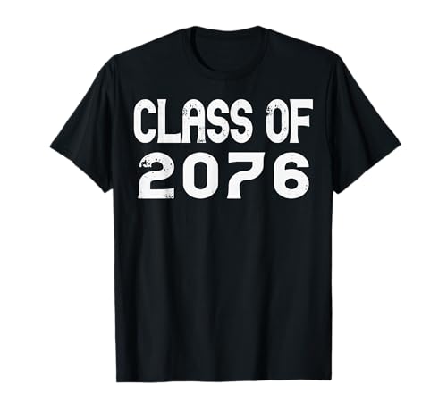 Classe de 2076 Grow with Me Graduation Funny Back to School T-Shirt