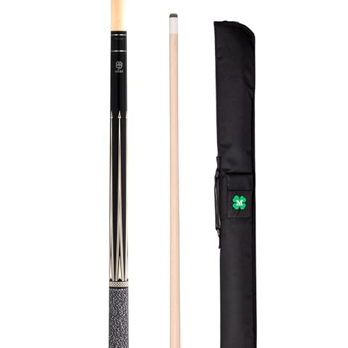 McDermott Lucky L22 Taco de Billar, 13 mm Punta, Funda Negra miniatura 1