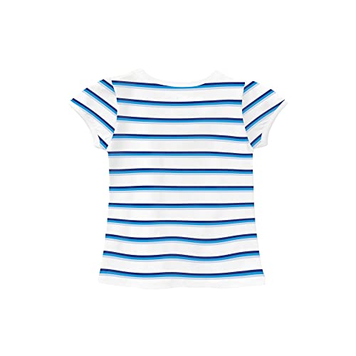 Image of Real Basics Cotton Regular Fit Half Sleeve Cotton T-Shirts for Girls - Round Neck Tops for Girl, Multicolor - Pack of 3