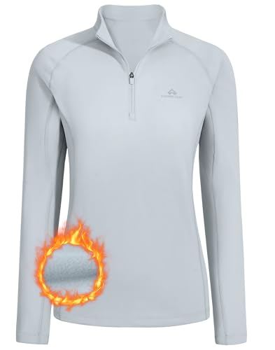 Sudadera de manga larga para mujer con forro polar térmico L