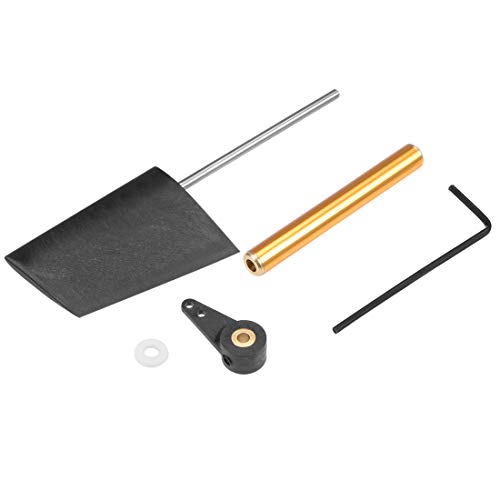 uxcell RC Boat Rudder with Single Servo Arm,Rudder Pad Thickness 7.6mm 1 Set