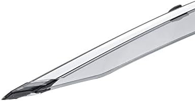 WellVisors Window Visors Wind Deflectors Compatible with Kia Forte Sedan 2019-2024 with Chrome Trim Rain Guards 3-847KA022
