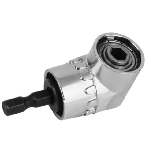 1/4''105 Degree Right Angle Screwdriver Head Screwdriver Tool Corner Bender Drill Attachment Adapter Drill Attachment For Power Tool Drill Bits #TOP25