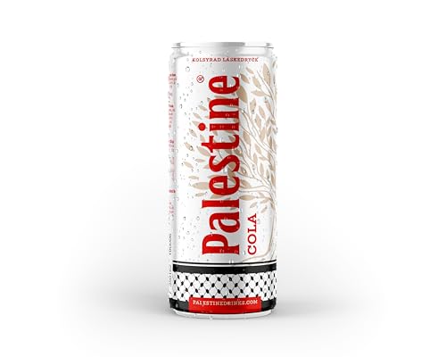 Palestine Cola Carbonated Soft Drink, 330ml Can, 24-Pack