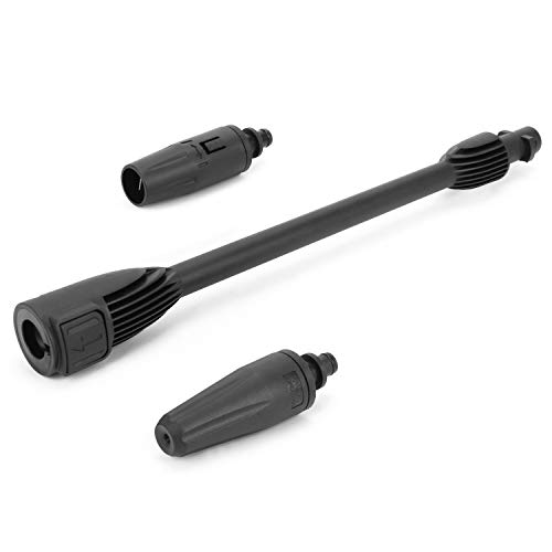 Styddi Lance de nettoyage haute pression avec buse turbo rotative et buse de pulvérisation réglable pour nettoyeur haute pression Karcher K2-K7
