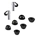 Produktbild kwmobile 6X Ersatz In Ear Kopfhörer kompatibel mit Huawei FreeBuds Pro - 3 Größen - Polster Ohrstöpsel In-Ear Ohrhörer - Schwarz