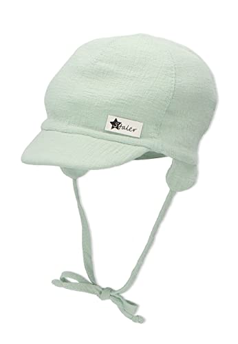 Preisvergleich Produktbild Sterntaler Jungen Schirmmütze zum Binden Paper Sonnenhut, mittelgrün, 41