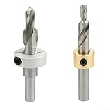 Metallbohrer mit Tiefenbegrenzer für Aluminiumprofile in M6 M8 Größen (2 Stück)