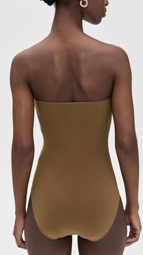 Norma Kamali Women's Strapless Shirred Front Mio One Piece3