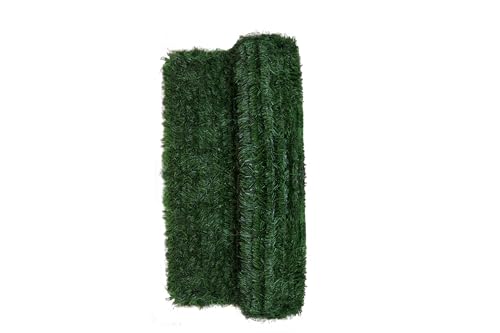 Casanoov Haie Artificielle PICO 5x1,80m - Brise Vue 95% Occultation 129 Brins PVC UV30 - Protection Intimité Jardin Terrasse Balcon - Installation Facile avec...