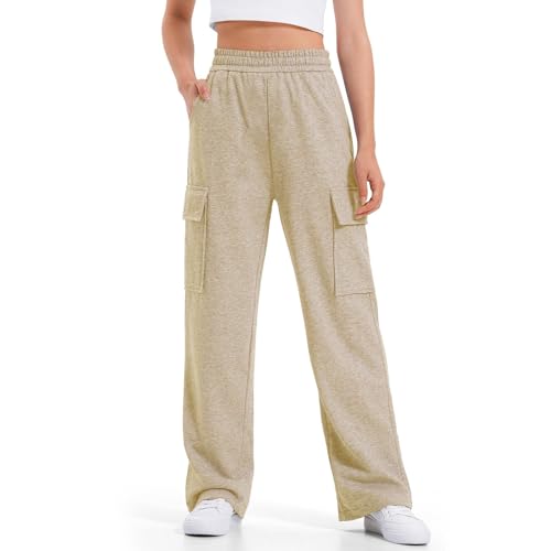 Girls Wide Leg Sweatpants Palazzo Dress Pants Lightweight Flowy Stretchy Sweat Pants Loose Trousers Oversized Clothes3