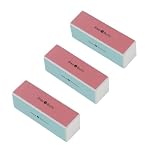 Manicare 3 Pack 4 Way Buffing Block For Nails, Removes Ridges And Creates An Instant High Gloss Shine, Easy To Use Manicure Tool For Shaping, Smoothing and Polishing Nails
